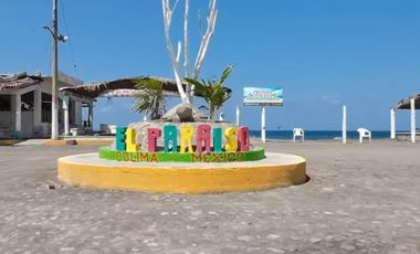 PROPIEDAD EN VENTA A PIE DE PLAYA PARAISO EN COLIMA. IDEAL PARA HOSTAL U
