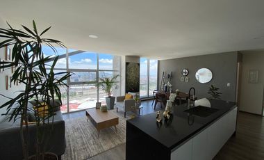 Departamento de Lujo en Renta | Angelópolis | Amueblado | 105 m² | 2 Recámaras | Piso 21 | $31,000 (mantenimiento incluido)