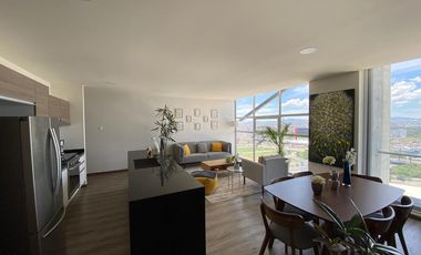 Departamento de Lujo en Renta | Angelópolis | Amueblado | 105 m² | 2 Recámaras | Piso 21 | $31,000 (mantenimiento incluido)