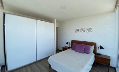 Departamento de Lujo en Renta | Angelópolis | Amueblado | 105 m² | 2 Recámaras | Piso 21 | $31,000 (mantenimiento incluido)