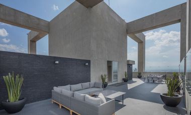 Departamento de Lujo en Renta | Angelópolis | Amueblado | 105 m² | 2 Recámaras | Piso 21 | $31,000 (mantenimiento incluido)