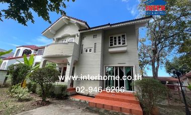 Land + 2-story detached house, 297 sq.w., Muang Ek Village, near Rangsit University, Soi Ek Thaksina 4, Phahonyothin Road, Kamphaeng Phet 6 Road, Muan