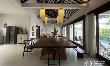 LEASEHOLD | SINGLE-LEVEL 3-BEDROOM VILLA IN PEACEFUL NYANYI, CANGGU