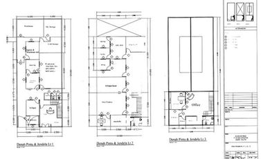 Gudang Berikut Kantor Di Jalan Saharjo Manggarai Jakarta Selatan 3 Lantai