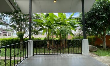 A resort‑style detached home for sale at “Lanna Thara,” Phichsuanlok Road, Hang Dong, Chiang Mai—where privacy meets panoramic mountain and rice‑field