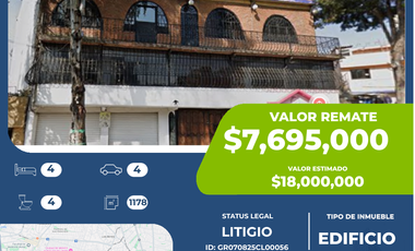 Inversión de Alto Retorno: Edificio en Remate en Coyoacán