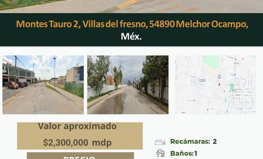 Casa en Montes Tauro 2, Melchor Ocampo, Méx.