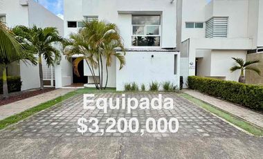 Vive Dream Lagoons Veracruz: Casa en Venta con 9 m de Frente, climatizada y equipada.