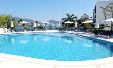 Departamento en Acapulco con vista al mar | 2 recámaras y albercas