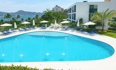 Departamento en Acapulco con vista al mar | 2 recámaras y albercas