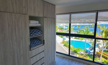 Departamento en Acapulco con vista al mar | 2 recámaras y albercas