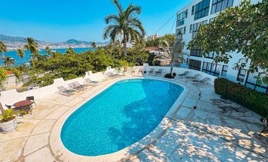 Departamento en Acapulco con vista al mar | 2 recámaras y albercas