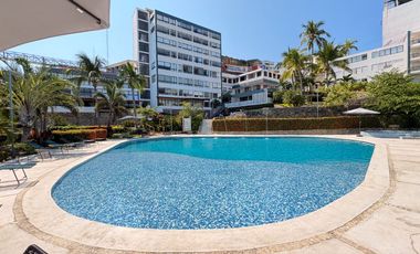 Departamento en Acapulco con vista al mar | 2 recámaras y albercas