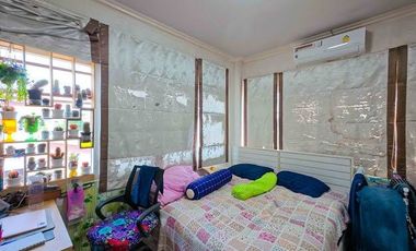 Corner Unit Next to the Community Garden!!! Single house for sale in Baan Suan Aeksayam Project, corner unit with 101 sq.w.