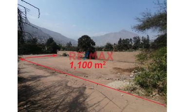 Ocasion Vendo Terreno En Casa Huerta - Chosica De 1,100 M2