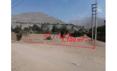Ocasion Vendo Terreno En Casa Huerta - Chosica De 1,100 M2