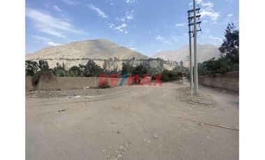 Ocasion Vendo Terreno En Casa Huerta - Chosica De 1,100 M2