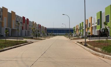 Ready-to-Use Warehouse for Sale in Bekasi. Strategically located with direct toll road access, featuring an on-site port, 24-hour security