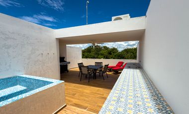 CASA de 3 niveles y rooftop con jacuzzi EL cielo residencial
