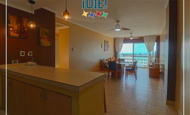 En venta: Departamento con vista al mar/ciudad en Barbasquillo-Manta