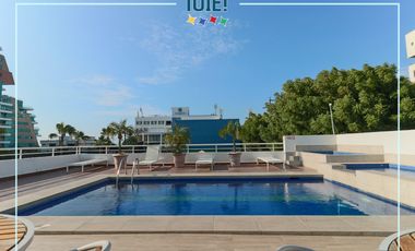 En venta: Departamento con vista al mar/ciudad en Barbasquillo-Manta