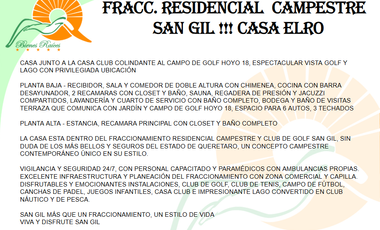 27.49 CASA EN VENTA EN SAN GIL