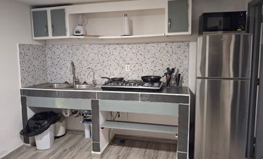 Departamento de dos recamaras completamente amueblados