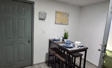 Departamento de dos recamaras completamente amueblados