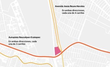 Terreno en Venta en Tlalnepantla - Gran Ubicación