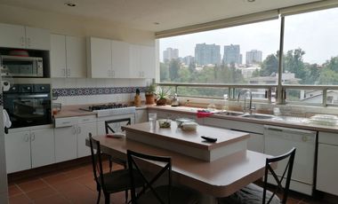 PENTHOUSE VENTA OPORTUNIDAD BOSQUES DE LAS LOMAS DEPTO 540 m² DOS NIVELES 4 REC ROOF GARDEN