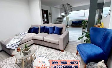 Departamento duplex amoblado de venta en sector residencial y comercial D370