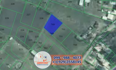 Terreno plano con iprus vigente de venta en el sector Carmen de Sidcay T476