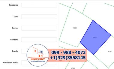 Terreno plano con iprus vigente de venta en el sector Carmen de Sidcay T476