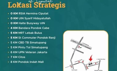 Jual RUKOST 15 KT KOSAN dekat kampus UIN KOS ciputat timur tangsel kota Tangerang Selatan