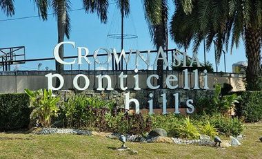 Prime Residential Lot for Sale in Ponticelli Hills, Daang Hari, Cavite
