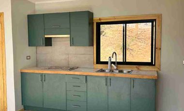 hermosa casa en olmue, dos dormitorios y dos baños