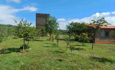 SE VENDE TERRENO CON CASA CAMPESTRE ,EN COMPLEJO RUSTICO EL PEDERNAL, LOMAS DE JESUS MA. AGS.