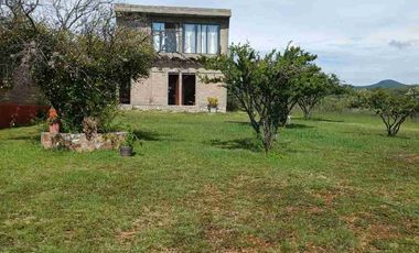 SE VENDE TERRENO CON CASA CAMPESTRE ,EN COMPLEJO RUSTICO EL PEDERNAL, LOMAS DE JESUS MA. AGS.