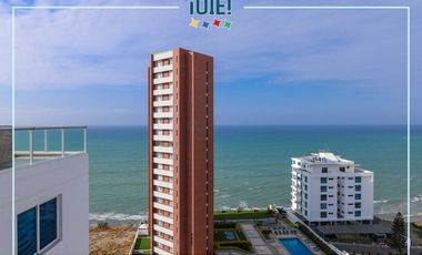 Venta: Amplio apartamento vista al mar en urbanizacion con doble seguridad
