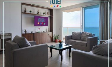 Venta: Amplio apartamento vista al mar en urbanizacion con doble seguridad