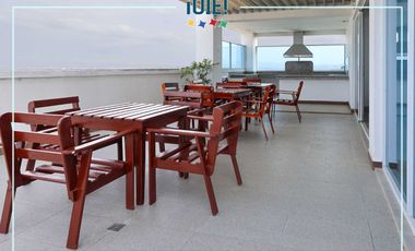 Venta: Amplio apartamento vista al mar en urbanizacion con doble seguridad