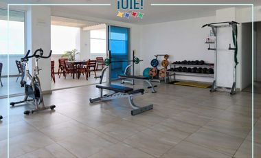 Venta: Amplio apartamento vista al mar en urbanizacion con doble seguridad