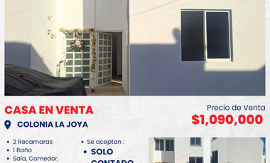 Se vende bonita casa Recién Remodelada en Col. la Joya