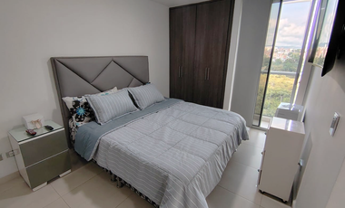 Apartaestudio amoblado en piso 17 – Reserva Cañaveral con vista y zona social completa