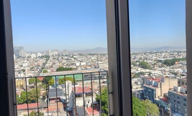 Departamento amueblado en renta Chapultepec Esq Av. Hidalgo, precioso