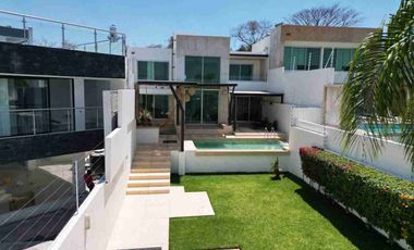 ¡¡TEQUESQUITENGO MORELOS, EN VENTA CASA MINIMALISTA CON VISTA AL LAGO!!