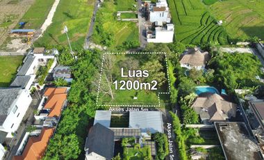 Tanah Siap Bangun Lingkungan Villa di Umalas