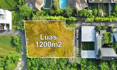 Tanah Siap Bangun Lingkungan Villa di Umalas