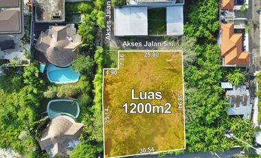 Tanah Siap Bangun Lingkungan Villa di Umalas
