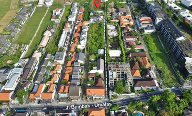 Tanah Siap Bangun Lingkungan Villa di Umalas